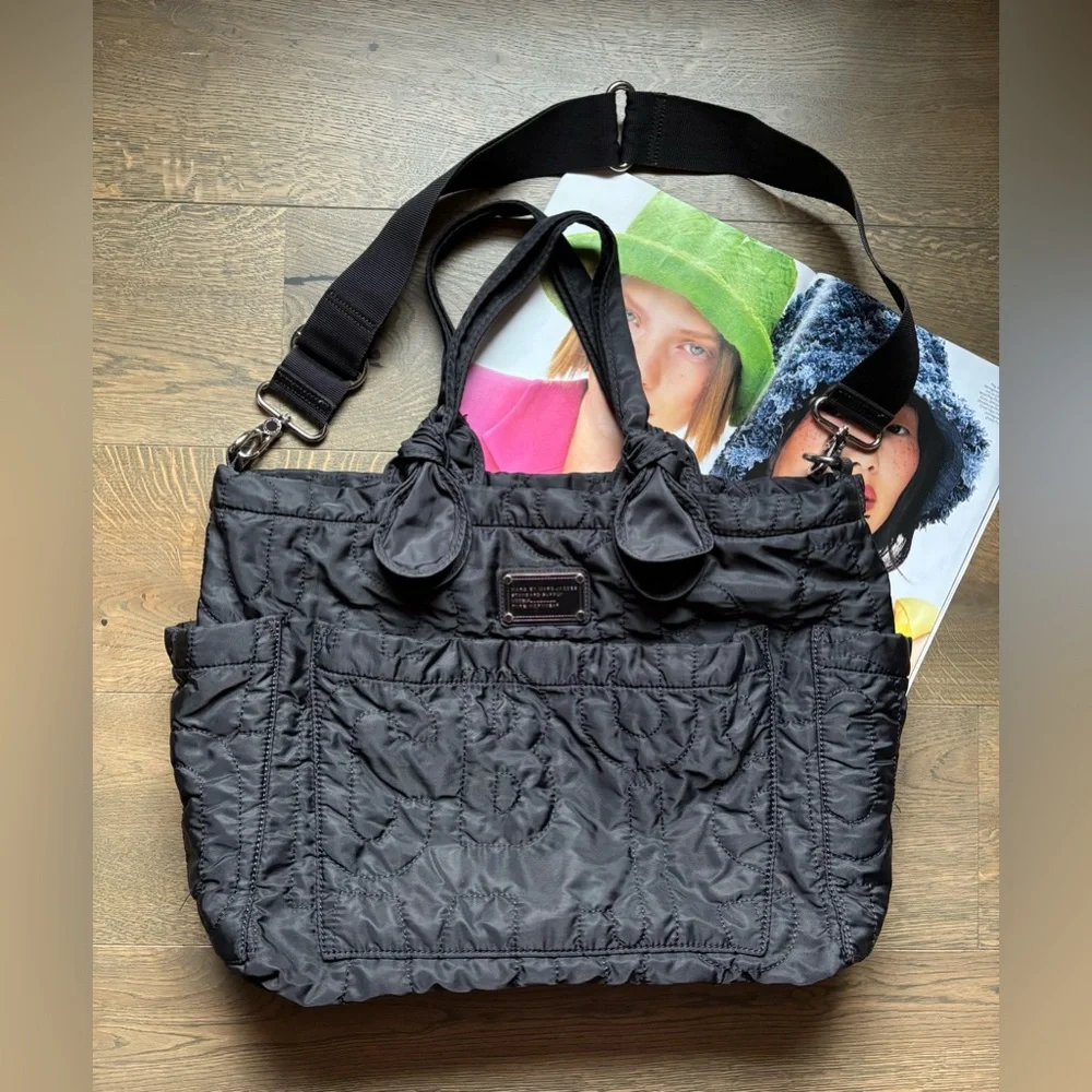 Marc By Marc Jacobs Eliza Nylon Travel Crossbody Tote Bag In Black